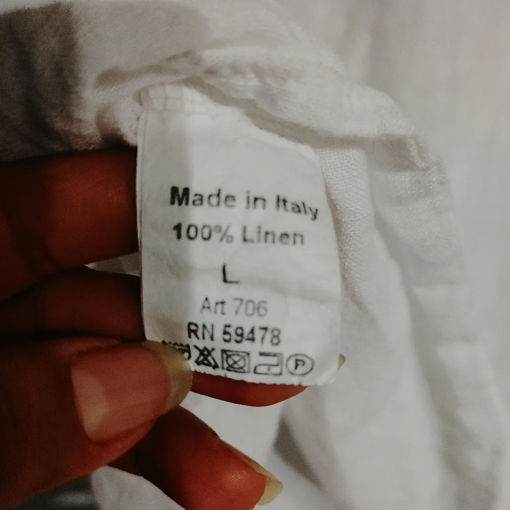 Linen Embroidered Blouse - Picture 5 of 5